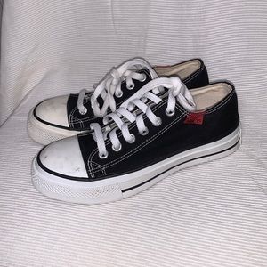 Converse platform black ansi size 7